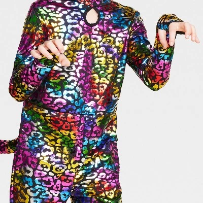 Kids' Wild Cat Halloween Costume Jumpsuit with Headpiece - Hyde & EEK! Boutique™ 2 Kids' Wild Cat Halloween Costume Jumpsuit with Headpiece - Hyde & EEK! Boutique™ - Image 2