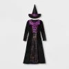 Adult Adaptive Witch Halloween Costume with Hat - Hyde & EEK! Boutique™ Multicolor