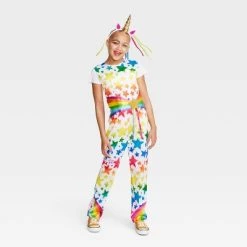 Kids' Rainbow Stars Unicorn Halloween Costume Jumpsuit with Headpiece - Hyde & EEK! Boutique™ -Hyde & EEK! Boutique Shop GUEST 1265646c 0fe3 48cf 906c 42ad45f11c46 1