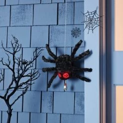 Hyde & EEK! Boutique Animated Dropping Spider Halloween Decorative Prop - Hyde & EEK! Boutique™