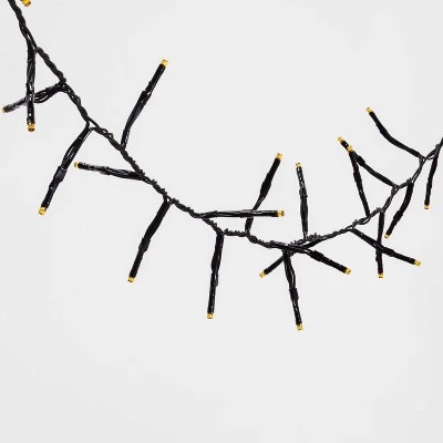 Hyde & EEK! Boutique 60ct LED Dewdrop Halloween Fairy String Lights Garland Orange - Hyde & EEK! Boutique™ 2 Hyde & EEK! Boutique 60ct LED Dewdrop Halloween Fairy String Lights Garland Orange - Hyde & EEK! Boutique™ - Image 2