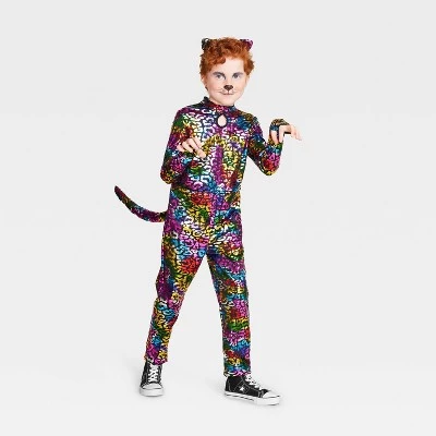 Kids' Wild Cat Halloween Costume Jumpsuit with Headpiece - Hyde & EEK! Boutique™ 5 Kids' Wild Cat Halloween Costume Jumpsuit with Headpiece - Hyde & EEK! Boutique™ - Image 5