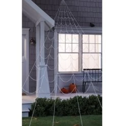 Hyde & EEK! Boutique 25' Mega Spiderweb White Halloween Decorative Prop - Hyde & EEK! Boutique™