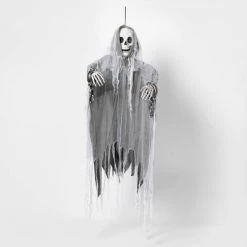 Hyde & EEK! Boutique 60" Animated Reaper Skeleton with Chains Halloween Decorative Mannequin - Hyde & EEK! Boutique™