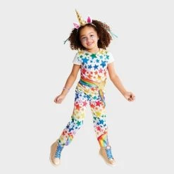Toddler Rainbow Stars Unicorn Halloween Costume Jumpsuit with Headpiece - Hyde & EEK! Boutique™ -Hyde & EEK! Boutique Shop GUEST 330babf3 4bcd 4f15 85cc f5d31dd8396e 2