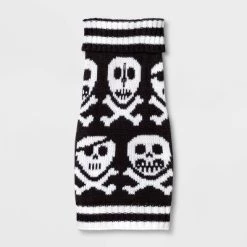 Halloween Skulls and Crossbones Dog and Cat Sweater - Hyde & EEK! Boutique™