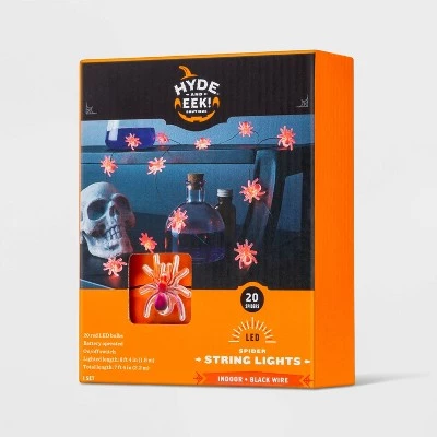 Hyde & EEK! Boutique Spider Reflector Red LED Bulbs Halloween String Lights - Hyde & EEK! Boutique™ 1 Hyde & EEK! Boutique Spider Reflector Red LED Bulbs Halloween String Lights - Hyde & EEK! Boutique™