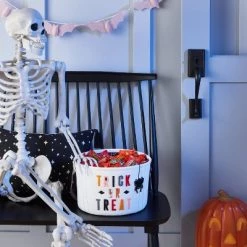 Hyde & EEK! Boutique Fabric Trick or Treat Halloween Candy Bowl - Hyde & EEK! Boutique™