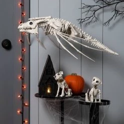Hyde & EEK! Boutique Falloween Light Up Metal House Halloween Decorative Sculpture - Hyde & EEK! Boutique™