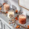 Hyde & EEK! Boutique 14oz Warm Cider & Cinnamon Jar Fall Leaves with Lid Candle Off-White - Hyde & EEK! Boutique™