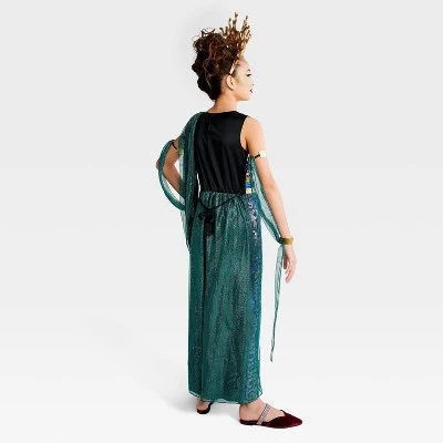 Kids' Medusa Halloween Costume Dress with Accessories - Hyde & EEK! Boutique™ 1 Kids' Medusa Halloween Costume Dress with Accessories - Hyde & EEK! Boutique™