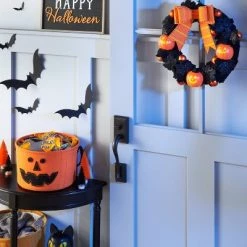 Hyde & EEK! Boutique Animated Pumpkin Halloween Wreath - Hyde & EEK! Boutique™