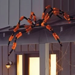 Hyde & EEK! Boutique 5' LED Hanging Spider Halloween Silhouette Light - Hyde & EEK! Boutique™