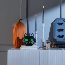 Hyde & EEK! Boutique Color Changing Cat Figural Halloween Scene Prop - Hyde & EEK! Boutique™