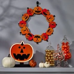Hyde & EEK! Boutique Neon Pumpkin Light Halloween Scene Prop - Hyde & EEK! Boutique™