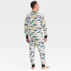 Men's Glow-In-The-Dark Mummy Halloween Matching Family Pajama Set - Hyde & EEK! Boutique™ White