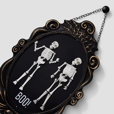Hyde & EEK! Boutique Animated Dancing Skeletons in Frame Halloween Decorative Prop - Hyde & EEK! Boutique™ 2 Hyde & EEK! Boutique Animated Dancing Skeletons in Frame Halloween Decorative Prop - Hyde & EEK! Boutique™ - Image 2