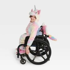 Kids' Adaptive Plush Unicorn Halloween Costume Jumpsuit - Hyde & EEK! Boutique™