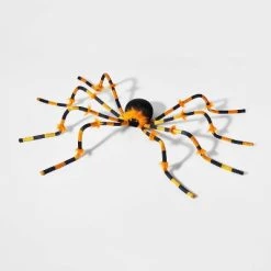 Hyde & EEK! Boutique 50" Plush Spider Orange Halloween Decorative Prop - Hyde & EEK! Boutique™