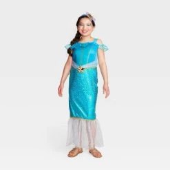Kids' Ethereal Mermaid Halloween Costume Dress with Headpiece - Hyde & EEK! Boutique™ -Hyde & EEK! Boutique Shop GUEST 730ba113 d7bc 4c43 966e 2ff3ffdcf630 1