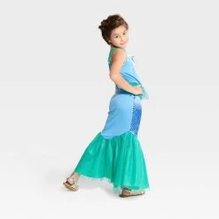 Kids' Magical Mermaid Halloween Costume Dress - Hyde & EEK! Boutique™ Multi-colored