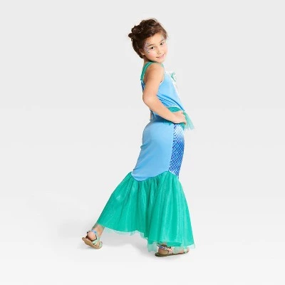 Kids' Magical Mermaid Halloween Costume Dress - Hyde & EEK! Boutique™ Multi-colored 1 Kids' Magical Mermaid Halloween Costume Dress - Hyde & EEK! Boutique™ Multi-colored