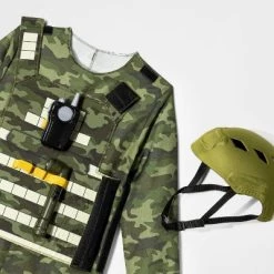 Kids' Adaptive Army Halloween Costume Jumpsuit with Accessories - Hyde & EEK! Boutique™ Green -Hyde & EEK! Boutique Shop GUEST 843b746d 1ec3 4dfc 8086 cdf3535aef24