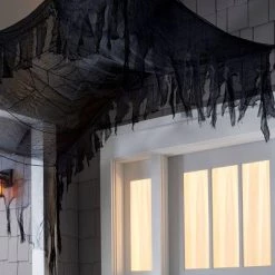 Hyde & EEK! Boutique Black Spiderweb Halloween Ceiling Tapestry - Hyde & EEK! Boutique™