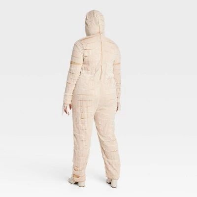 Adult Mummy Halloween Costume Jumpsuit - Hyde & EEK! Boutique™ 2 Adult Mummy Halloween Costume Jumpsuit - Hyde & EEK! Boutique™ - Image 2