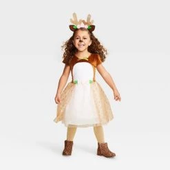 Toddler Fawn Halloween Costume Dress with Headpiece - Hyde & EEK! Boutique™ -Hyde & EEK! Boutique Shop GUEST 8a0bb130 8074 468f 8a7a dfcf6d207644 1