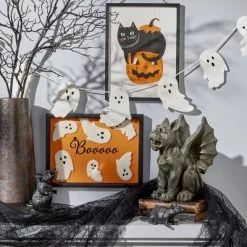 Hyde & EEK! Boutique 6' Knit Ghosts Halloween Garland - Hyde & EEK! Boutique™