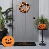 Hyde & EEK! Boutique Pumpkins and Black Grass Halloween Wreath - Hyde & EEK! Boutique™
