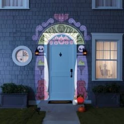 Hyde & EEK! Boutique LED Trick or Treat Cemetery Archway Halloween Lightshow Projection - Hyde & EEK! Boutique™