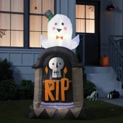 Hyde & EEK! Boutique 5' Inflatable Rising Ghost Halloween Decoration - Hyde & EEK! Boutique™