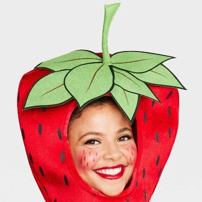Hyde & EEK! Boutique Adult Strawberry Halloween Costume Mask - Hyde & EEK! Boutique™ 2 Hyde & EEK! Boutique Adult Strawberry Halloween Costume Mask - Hyde & EEK! Boutique™ - Image 2