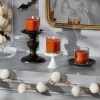 Hyde & EEK! Boutique 3pk Votive Giftset Ghoulish Gourd Halloween Candles Orange - Hyde & EEK! Boutique™