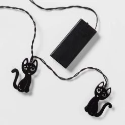 Hyde & EEK! Boutique 10ct LED Cat Halloween Metal String Lights - Hyde & EEK! Boutique™ -Hyde & EEK! Boutique Shop GUEST adef560d 2538 4481 8e0c 5fbb9f138fbc