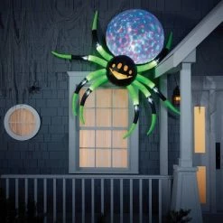 Hyde & EEK! Boutique 8' LED Inflatable Spider Halloween Decoration - Hyde & EEK! Boutique™