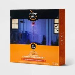 Hyde & EEK! Boutique 9' LED Color Changing Spider Web Net Halloween Novelty Silhouette Light - Hyde & EEK! Boutique™ -Hyde & EEK! Boutique Shop GUEST bc69c9a9 dda4 457c ac9a 50f55617cf95