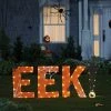 Hyde & EEK! Boutique 18" Mesh EEK! Orange Dewdrop Lights Halloween Decorative Word - Hyde & EEK! Boutique™