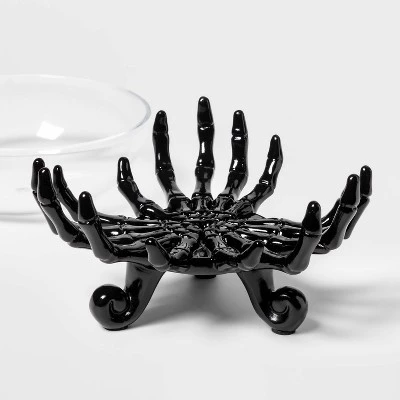 Hyde & EEK! Boutique Skeleton Hand Acrylic Halloween Serving Bowl - Hyde & EEK! Boutique™ 2 Hyde & EEK! Boutique Skeleton Hand Acrylic Halloween Serving Bowl - Hyde & EEK! Boutique™ - Image 2