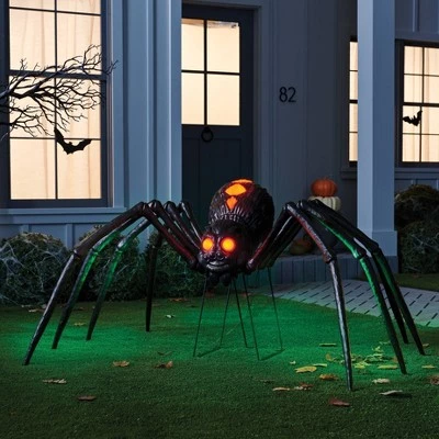 Hyde & EEK! Boutique Premium Animated Large Spider Halloween Decorative Prop - Hyde & EEK! Boutique™ 1 Hyde & EEK! Boutique Premium Animated Large Spider Halloween Decorative Prop - Hyde & EEK! Boutique™