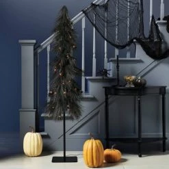 Hyde & EEK! Boutique 5' Eerie Tree with Orange Dew Drop Lights Halloween Decorative Scene Prop - Hyde & EEK! Boutique™