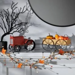 Hyde & EEK! Boutique Harvest Wood Wagon Decorative Scene Prop - Hyde & EEK! Boutique™