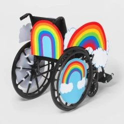 Hyde & EEK! Boutique Kids' Adaptive Rainbow Halloween Costume Large Wheelchair Cover - Hyde & EEK! Boutique™ -Hyde & EEK! Boutique Shop GUEST d32a9bcf 2fd4 49fe 9297 a43fab58ba86