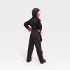 Kids' Light Up Snake Ninja Halloween Costume Jumpsuit with Mask - Hyde & EEK! Boutique™ Red