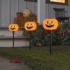 Hyde & EEK! Boutique 5ct Incandescent Clear Pumpkin Halloween Pathway Stake Lights - Hyde & EEK! Boutique™