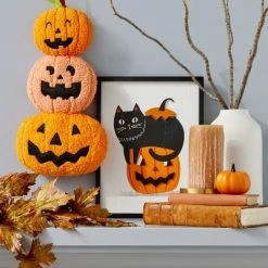 Hyde & EEK! Boutique Fabric Triple Stack Pumpkin Halloween Decorative Prop - Hyde & EEK! Boutique™