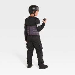 Kids' SWAT Officer Halloween Costume Jumpsuit with Accessories - Hyde & EEK! Boutique™ Multi-colored