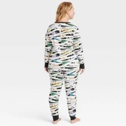 Women's Glow-In-The-Dark Mummy Halloween Matching Family Pajama Set - Hyde & EEK! Boutique™ White